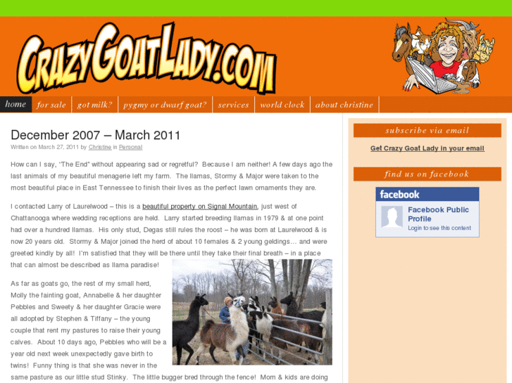 www.crazygoatlady.com