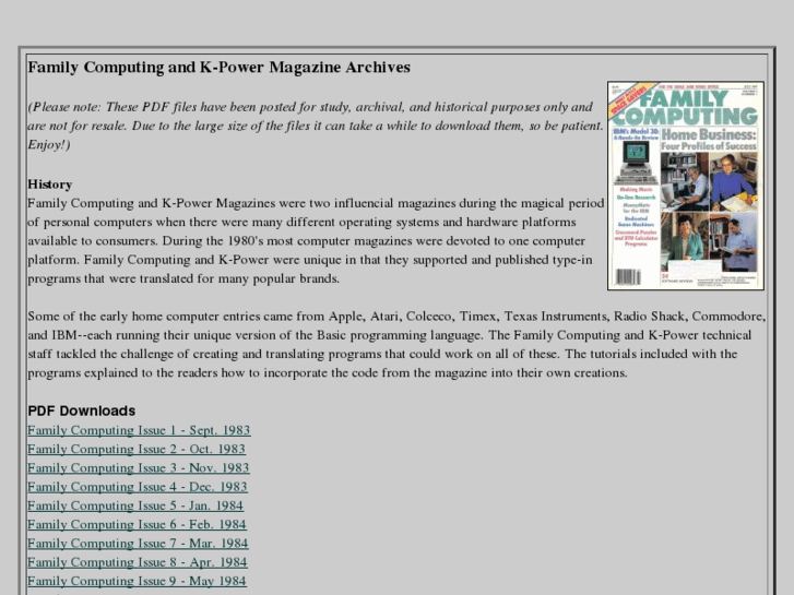 www.familycomputingmagazine.com