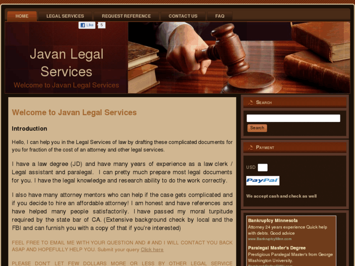 www.javanlegalservices.com