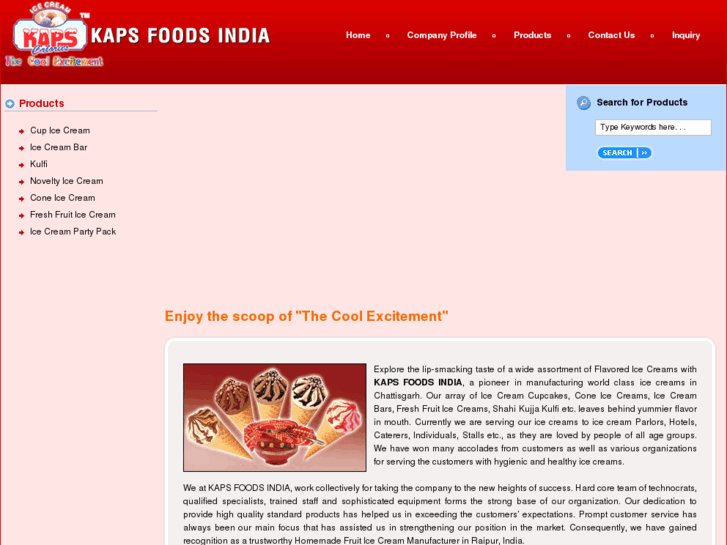 www.kapsfoodsindia.com