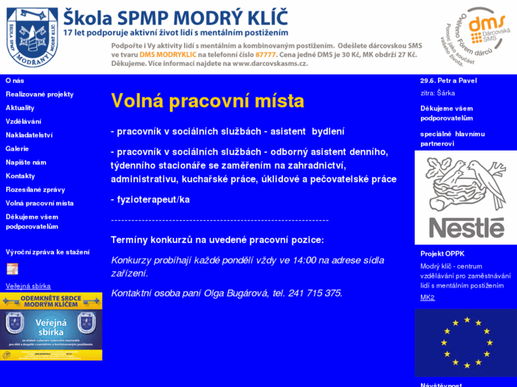 www.modry-klic.cz