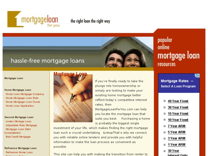 www.mortgageloanforyou.com