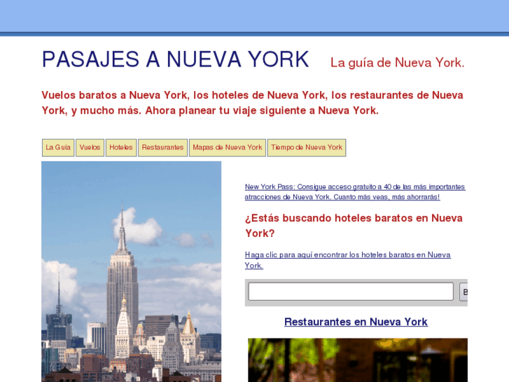 www.pasajesanewyork.com