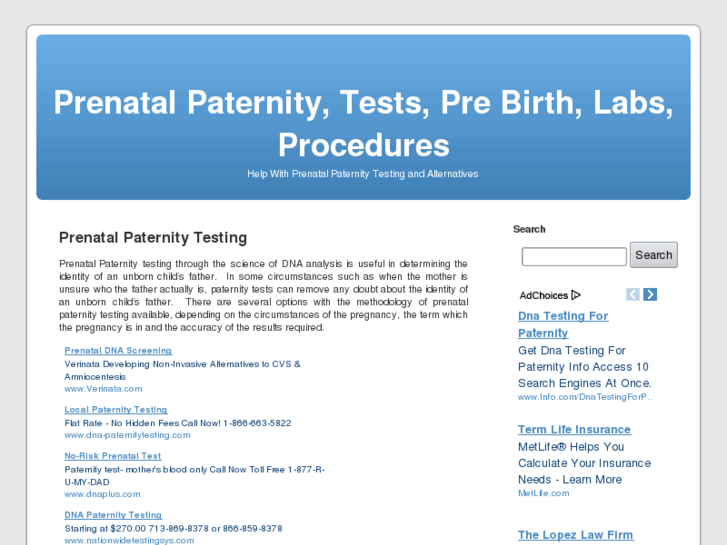 www.prenatalpaternity.net