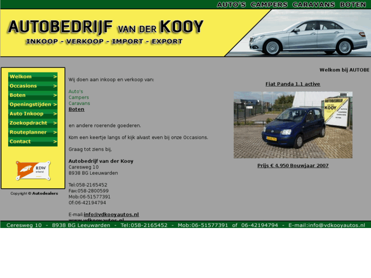 www.vdkooyautos.nl