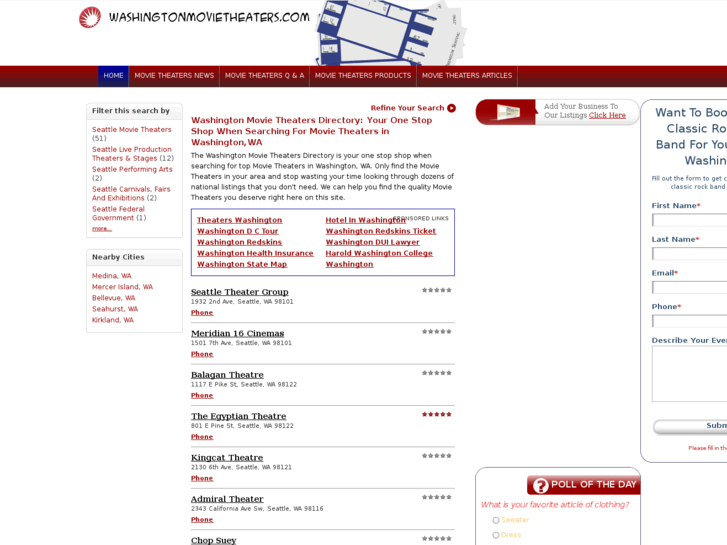 www.washingtonmovietheaters.com