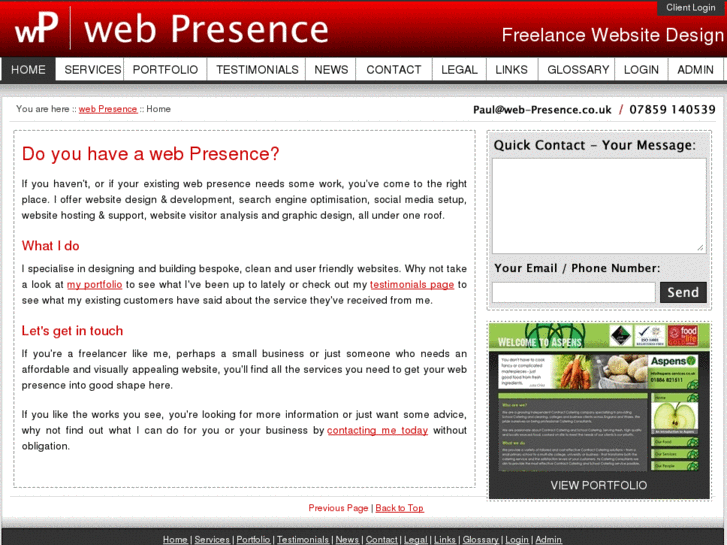 www.web-presence.co.uk