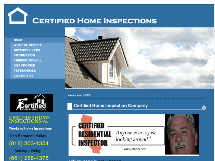 www.yourcertifiedhomeinspection.com