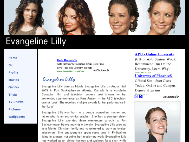 www.evangelinelilly.co.uk