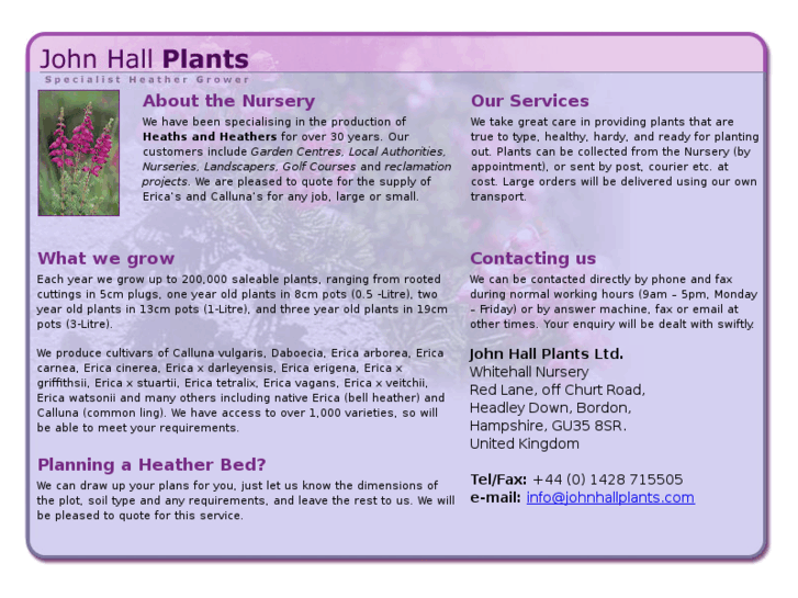 www.johnhallplants.com