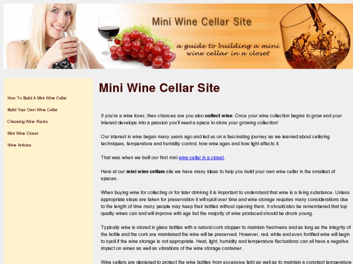 www.miniwinecellarsite.com