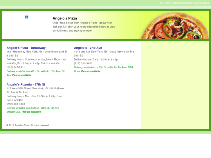 www.orderangelospizza.com