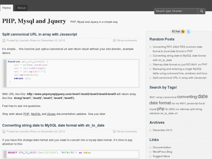 www.phpmysqljquery.com