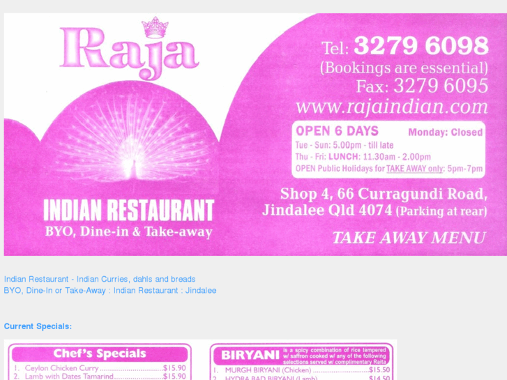 www.rajaindian.com