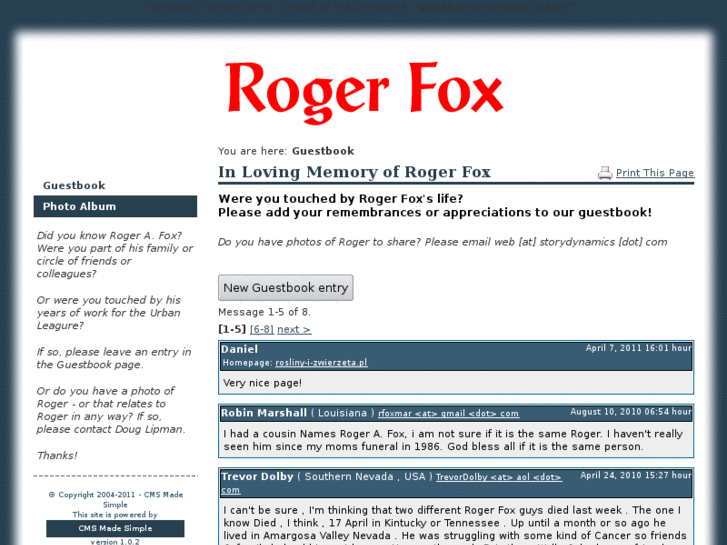 www.rogerfox.info