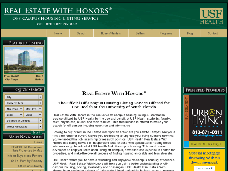 www.usfhealthrealestatewithhonors.com