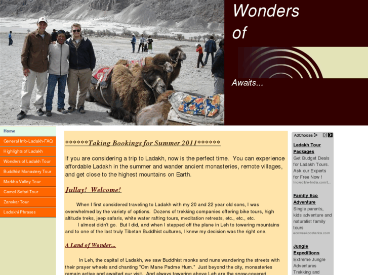 www.wondersofladakh.com