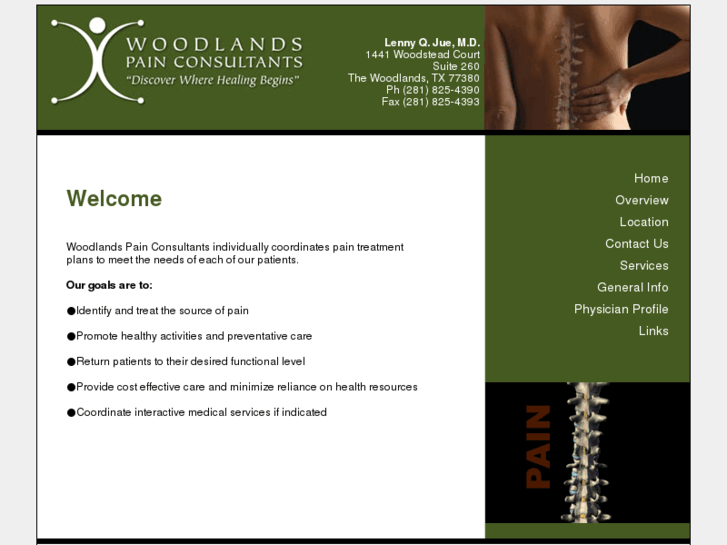 www.woodlandspainconsultants.com