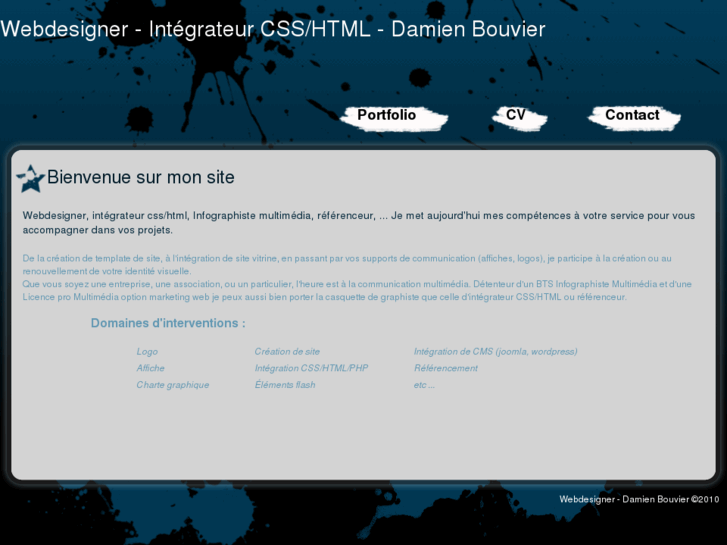 www.damienbouvier-webdesigner.com