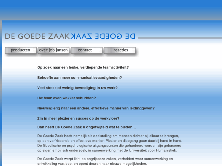 www.degoedezaak.net