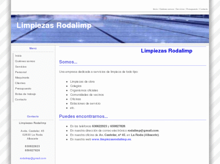 www.limpiezasrodalimp.es