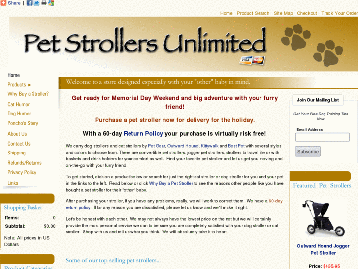 www.petstrollersunlimited.com