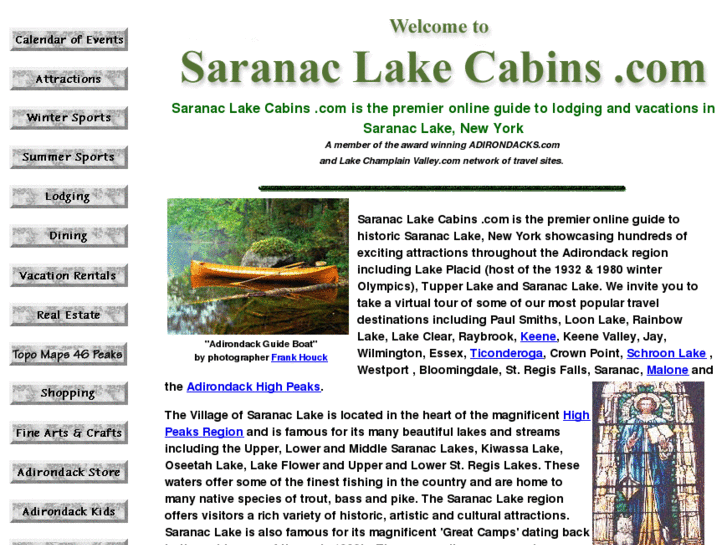 www.saranaclakecabins.com