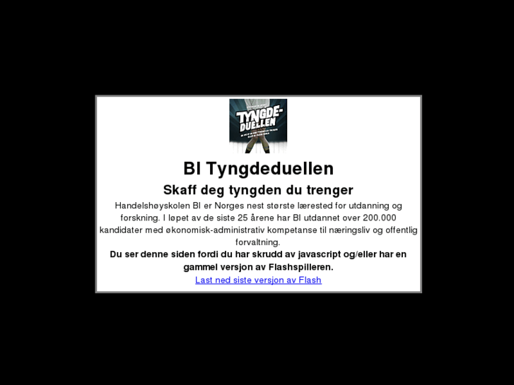 www.tyngdeduellen.no