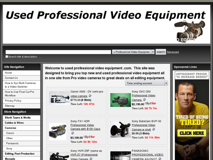 www.usedprofessionalvideoequipment.com