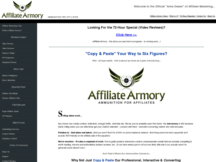 www.affiliatearmory.com