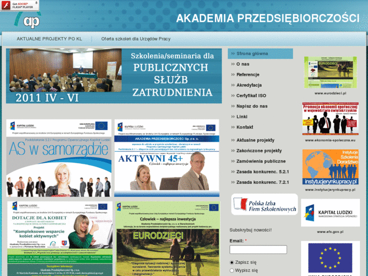 www.akademiaprzedsiebiorczosci.eu