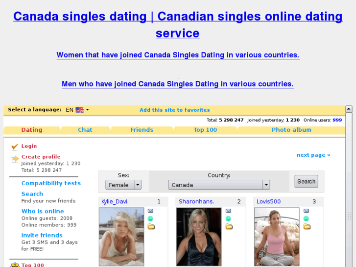 www.canadasinglesdating.com