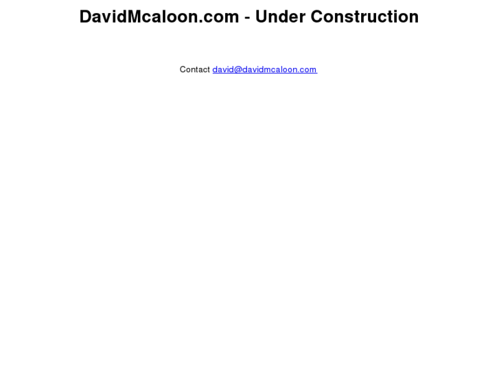 www.davidmcaloon.com