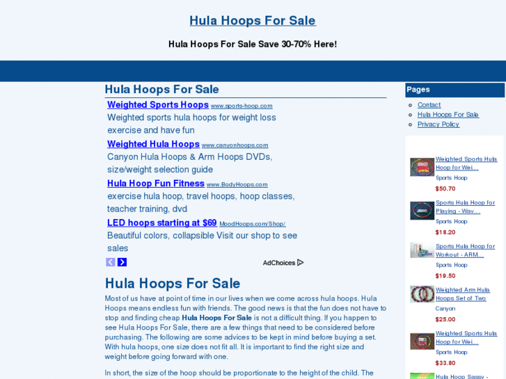 www.hulahoopsforsale.net