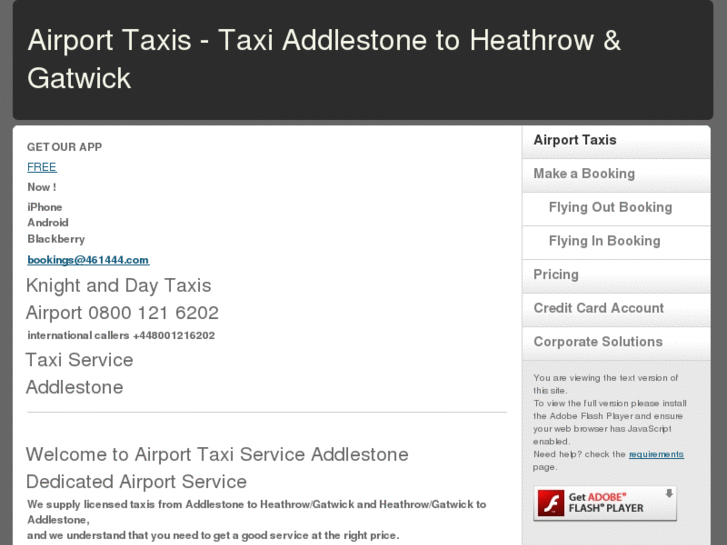 www.taxiaddlestonetoheathrowairport.com