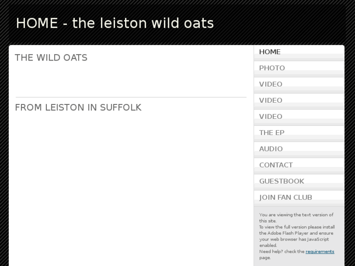 www.theleistonwildoats.com