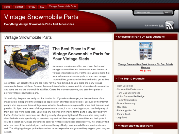 www.vintagesnowmobileparts.org