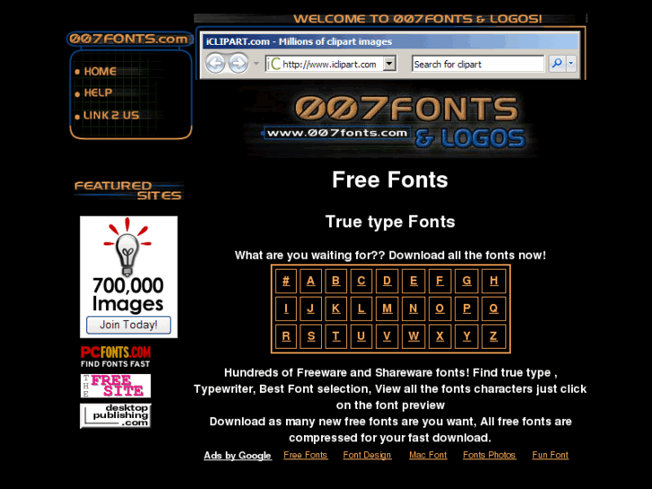 www.007fonts.com