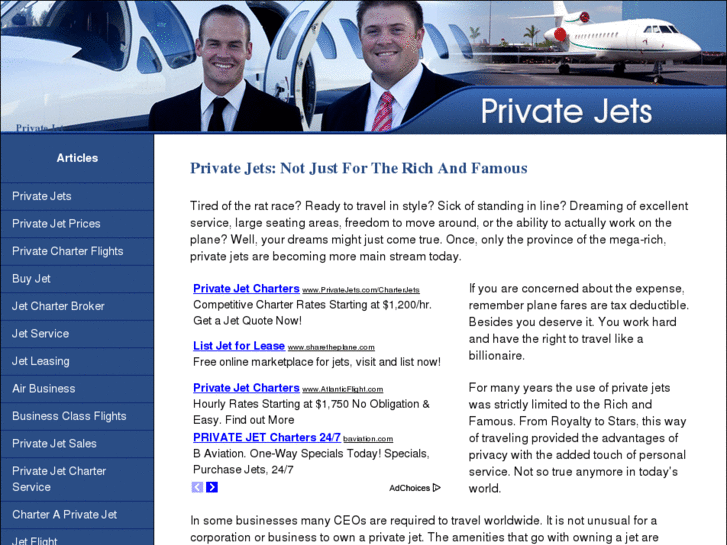 www.affordablejetcharters.com