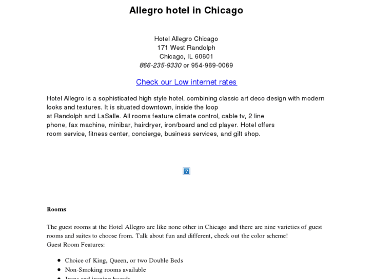 www.allegrohotelchicago.com