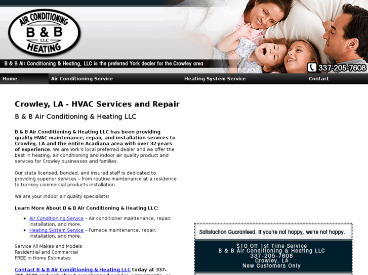 www.bbairconditioningla.com