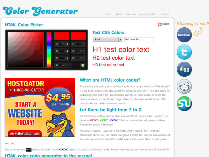 www.colorgenerator.net