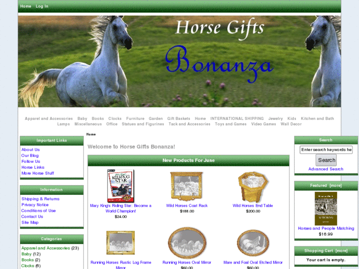 www.horsegiftsbonanza.com