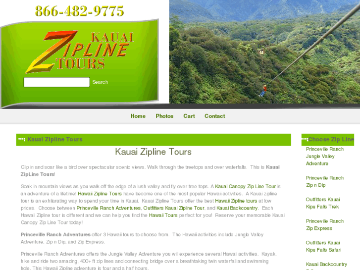 www.kauaiziplinetours.com