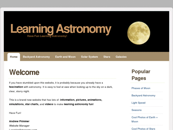 www.learningastronomy.com