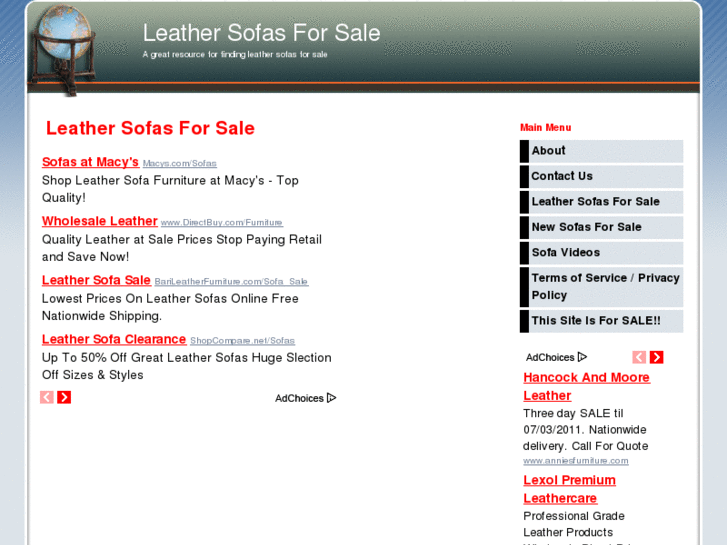 www.leathersofasforsale.com