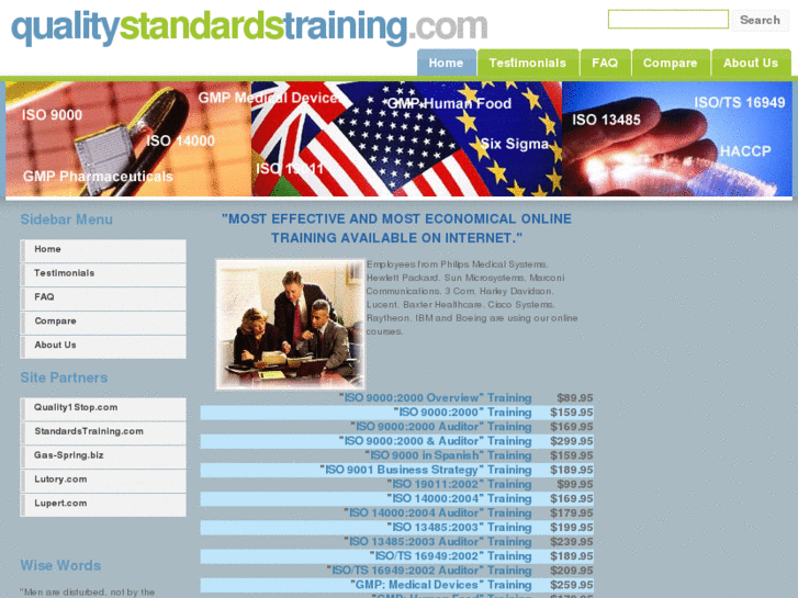 www.qualitystandardstraining.com