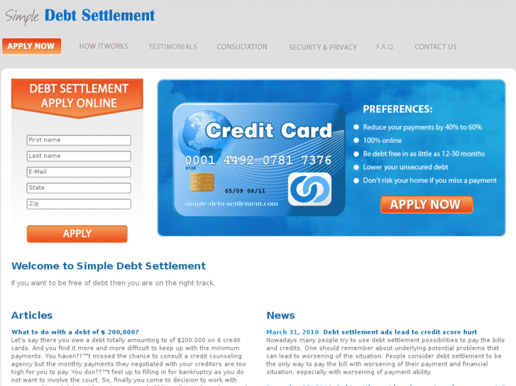 www.simple-debt-settlement.com