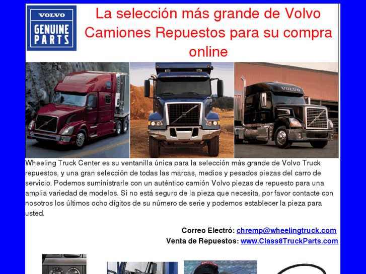 www.volvorepuestoscamiones.com