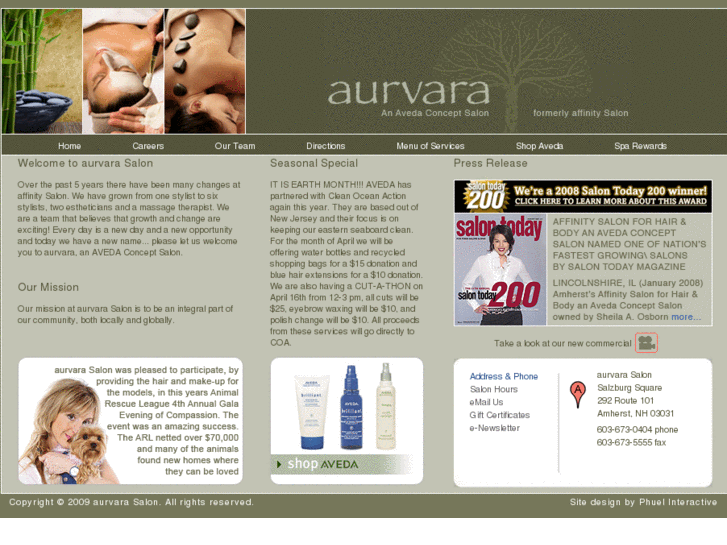 www.aurvarasalon.com